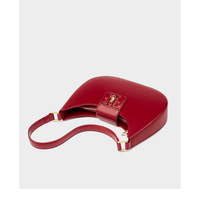 Genuine Leather Women Handbags College Crossbody Messenger Bag Red - Thumbnail 3