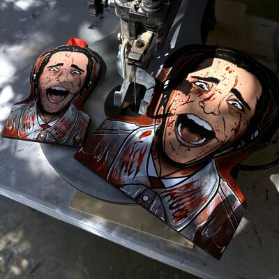 American Psycho Woodcut (All Sizes)