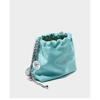 Genuine Leather Women's Handbag Beach Bag Simple Shoulder Bag Green - Thumbnail 4