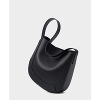 Genuine Leather Women Fashion Shoulder Designer Purses and Handbags Black - Thumbnail 2