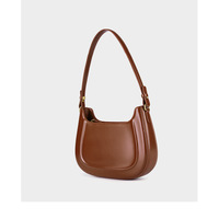 Genuine Leather Women's Handbag Ladies Shoulder Tote Messenger Hobo Bag Brown - Thumbnail 4