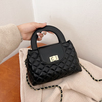 Genuine Leather Women Large Capacity Crossbody Bag Shoulder Bag Black - Thumbnail 2