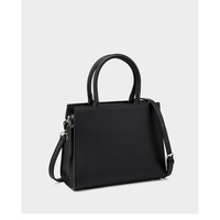 Genuine Leather Women's Bag Vintage Handbag Black - Thumbnail 2