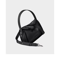 Genuine Leather Hobo Shoulder Bag For Women Large Crossbody Bag Black - Thumbnail 3