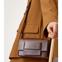 Genuine Leather Women Handbags Purse Ladies Boho Shoulder Bag Crossbody Purses Brown - Thumbnail 2