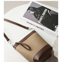 Genuine Leather Women Satchel Handbags Ladies Top Handle Purse Grey - Thumbnail 2