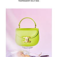 Genuine Leather Fashion Hobo Bags Large Purse and Handbags Green - Thumbnail 2