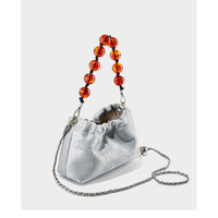 Genuine Leather Womens Handbags Ladies Purse Satchel Shoulder Bags Silver - Thumbnail 2