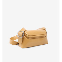 Women's Evening Handbag Satin Shoulder Bag Purse Brown  - Thumbnail 2