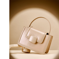 Genuine Leather Women Fashion Handbags Wallet Tote Bag Shoulder Bag Top Handle Satchel Purse Brown - Thumbnail 2