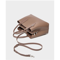 Womens Fashion Purses and Handbags Top Handle Satchel Tote Bags Brown - Thumbnail 1