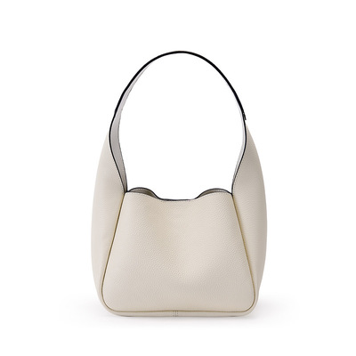 Genuine leather women handbags large shoulder bag leather work bags white - Thumbnail 4