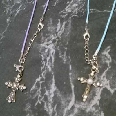 Gothic cross necklace 