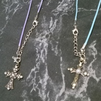 Gothic Cross Necklace  - Thumbnail 1
