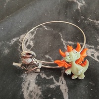 Dragon with Knight Charm Bracelet  - Thumbnail 1