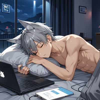 Akihiko kai sleeping print! (signed by me!)