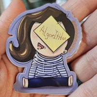 Chibi Algorithm Vinyl Sticker - Thumbnail 1