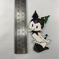 Holographic Trouble Maker Sticker- 4 inches - Thumbnail 2