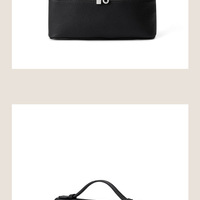 Genuine Leather Women's Bag Gigi Same Style Handbag Black - Thumbnail 1