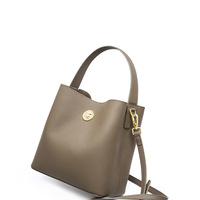 Genuine leather Women's Shoulder Bag Crossbody Bag Brown - Thumbnail 1