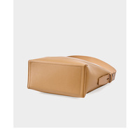 Genuine Leather Shoulder Bags Stylish Hobo Handbags Purses Crossbody Bags for Women Brown - Thumbnail 3