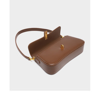 Genuine Leather Satchel Handbag for Women Vintage Handmade Shoulder Bag Brown - Thumbnail 4