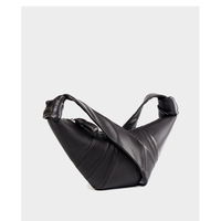 Sheepskin Diagonal Cross Bag Brown - Thumbnail 2