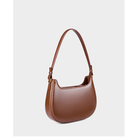 Genuine Leather Women Purses and Ladies Handbags Brown - Thumbnail 1