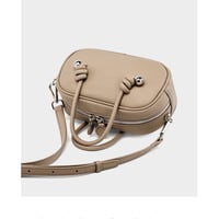 Genuine Leather Women Handbag Purse Top Handle Shoulder Crossbody Bag Grey - Thumbnail 2