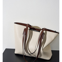 Genuine Leather Women Crossbody Handbag White - Thumbnail 2