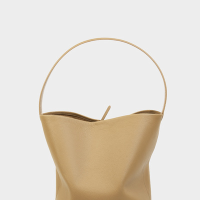 Genuine leather women shoulder bags large capacity handbags brown