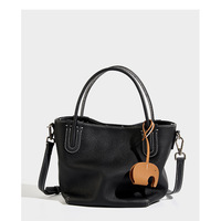 Genuine Leather Purses and Handbags for Women Crossbody Stachel Shoulder Bags Black - Thumbnail 2