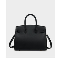 Genuine Leather Womens Crossbody Handbags and Purses Black - Thumbnail 2