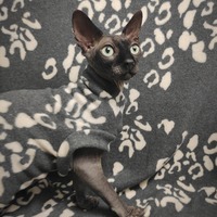 Fuzzy Grey Leopard - Thumbnail 1