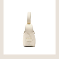 Genuine Leather Womens Hobo Purse Roomy Casual Shoulder Bags White - Thumbnail 2