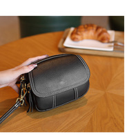 Genuine Leather Women Small Crossbody Bags Hobo Purses Black - Thumbnail 2