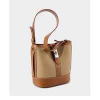 Genuine Leather Shoulder Bag for Women Purses and Handbags Brown - Thumbnail 1