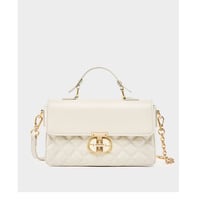 Genuine Leather Women Tote Bag Shoulder Bags White - Thumbnail 1