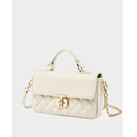 Genuine Leather Women Tote Bag Shoulder Bags White - Thumbnail 2