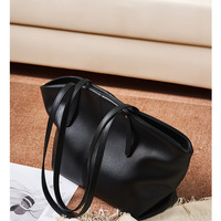 Genuine Leather Women Shoulder Purses and Handbags Black - Thumbnail 1