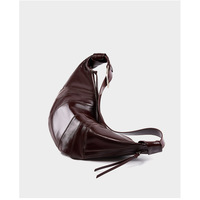 Women Genuine Leather Crossbody Bags Brown - Thumbnail 3