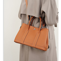 Women Genuine Leather Tote Bag Handbags Brown - Thumbnail 2