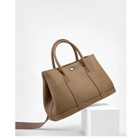 Women Genuine Leather Tote Bag Handbags Bronze - Thumbnail 2