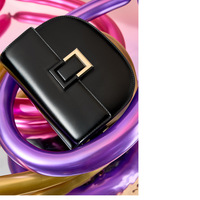 Women's Leather Designer Handbags Tote Purses Shoulder Bucket Bags Black - Thumbnail 2