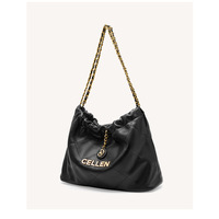 Women Trendy Purses Cute Tote Handbags Crossbody Bag Black - Thumbnail 1