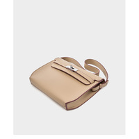 Genuine Leather Ladies Shoulder Totes Bag Crossbody Bags Grey - Thumbnail 2