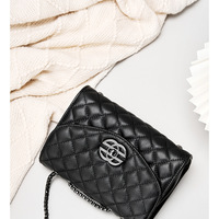 Women Genuine Leather Small Handbags Black - Thumbnail 2