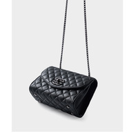 Women Genuine Leather Small Handbags Black - Thumbnail 4