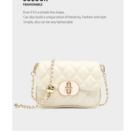 Genuine Leather Women Tote Purse Shoulder Bag White - Thumbnail 1