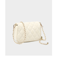 Genuine Leather Women Tote Purse Shoulder Bag White - Thumbnail 3